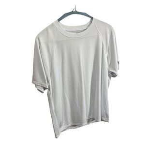 Zeroxposur Mens XL White UPF 50+ Sun Protection Polyester Short Sleeve Shirt 48j